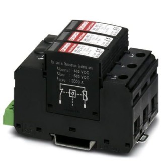 Разрядник для защиты от импульсных перенапряжений, тип 2 VAL-MS 1000DC-PV/2+V-FM