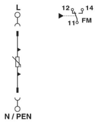 Электрическая схема, На рисунке показана электрическая схема модели с контактом для передачи дистанционного сигнала
