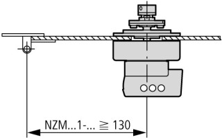 Комплект для главного выключателя , черная ручка , NZM 1