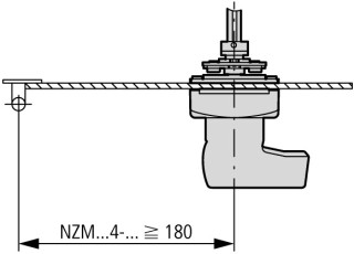 Комплект главного выключателя, черная ручка, NZM4