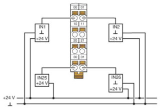 Схема подключения, Подключение при помощи 1-проводной технологии