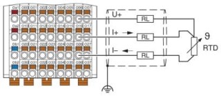 Схема подключения, Пример подключения: с 3 проводниками