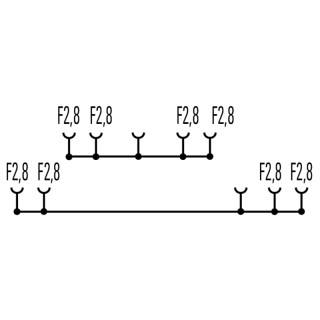 Проходная клемма WDK 2.5 FF