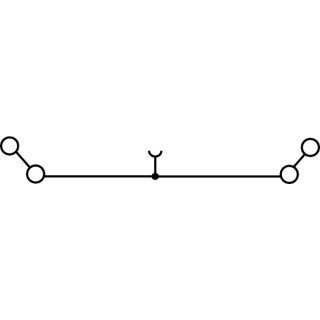 Проходная клемма WDU 1.5/ZZ BL