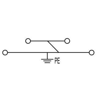 Клемма с заземлением WDK 4N PE
