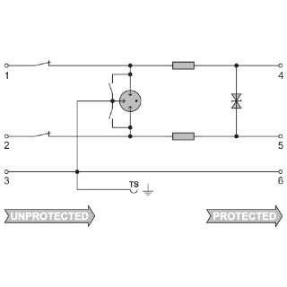 Защита от перенапряжения - VSSC6 TRCL24VAC/DC0.5A