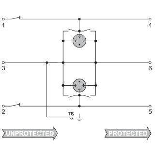 Защита от перенапряжения - VSSC6TRGDT110VAC/DC10kA