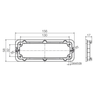 Профильное уплотнение HDC IP65 24B FRAME M4