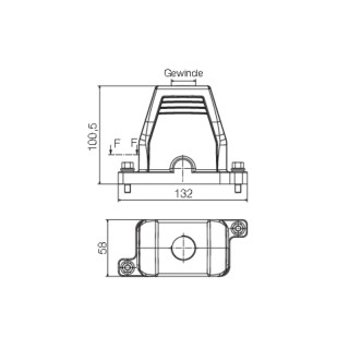 Профильное уплотнение HDC IP68 06B TOS 1M25