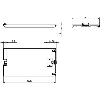 Корпуса для электроники CH20M45 C BK 1819