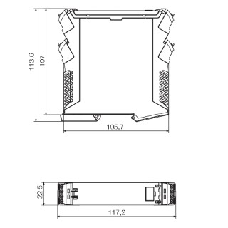 Корпус бл. управл. SK DEMO CH20M22