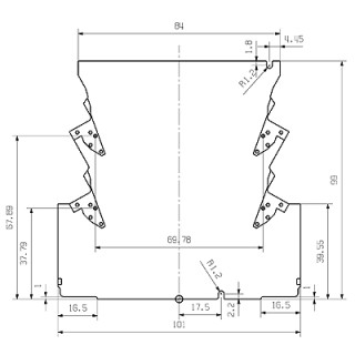 Корпус бл. управл. SK DEMO CH20M22