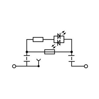 Клемма с предохранителем WSI 6/2/LD 60-150V LLC